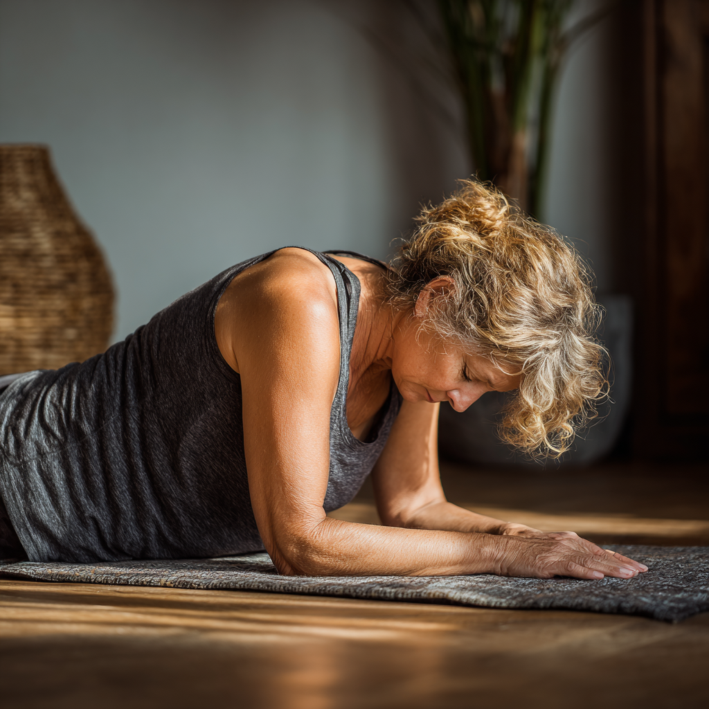 Спокійна практика йоги на свіжому повітрі